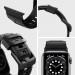 Spigen Rugged Band - хибридна каишка (полимер+карбон) за Apple Watch 42мм, 44мм, 45мм, Ultra 49мм (черен) 12