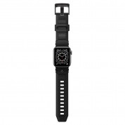 Spigen Rugged Band - хибридна каишка (полимер+карбон) за Apple Watch 42мм, 44мм, 45мм, Ultra 49мм (черен) 6