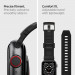 Spigen Rugged Band - хибридна каишка (полимер+карбон) за Apple Watch 42мм, 44мм, 45мм, Ultra 49мм (черен) 11