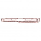 Spigen Liquid Crystal Glitter Case - тънък силиконов (TPU) калъф за iPhone 13 Pro Max (розов)  4