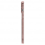 Spigen Liquid Crystal Glitter Case - тънък силиконов (TPU) калъф за iPhone 13 Pro Max (розов)  3