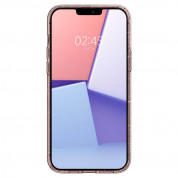 Spigen Liquid Crystal Glitter Case - тънък силиконов (TPU) калъф за iPhone 13 Pro Max (розов)  2
