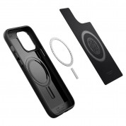 Spigen Mag Armor Case - силиконов (TPU) калъф с висока степен на защита с MagSafe за iPhone 13 Pro (черен) 7
