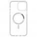 Spigen Ultra Hybrid MagSafe Case - хибриден кейс с висока степен на защита с MagSafe за iPhone 13 Pro Max (сив-прозрачен)  6
