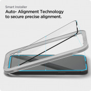 Spigen Glass.Tr Align Master Full Cover Tempered Glass 2 Pack - 2 броя стъклени защитни покрития за целия дисплей на iPhone 14, iPhone 13,  iPhone 13 Pro (черен-прозрачен) 5