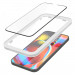 Spigen Glass.Tr Align Master Full Cover Tempered Glass 2 Pack - 2 броя стъклени защитни покрития за целия дисплей на iPhone 14, iPhone 13,  iPhone 13 Pro (черен-прозрачен) 3