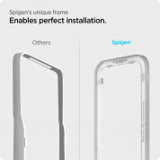 Spigen Glass.Tr Align Master Full Cover Tempered Glass 2 Pack - 2 броя стъклени защитни покрития за целия дисплей на iPhone 13 mini (черен-прозрачен) 6