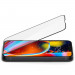 Spigen Glass.Tr Slim Full Cover Tempered Glass - калено стъклено защитно покритие за целия дисплей на iPhone 14, iPhone 13, iPhone 13 Pro (черен-прозрачен) 3