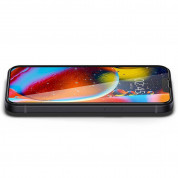 Spigen Glass.Tr Slim Full Cover Tempered Glass - калено стъклено защитно покритие за целия дисплей на iPhone 14, iPhone 13, iPhone 13 Pro (черен-прозрачен) 3