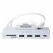 Satechi USB-C Clamp Hub iMac 24 - алуминиев USB-C хъб и четец за SD, microSD карти за iMac 24 (2021) (сребрист) 4