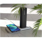 Zens Aluminium Dual Wireless Charger with USB-C 30W Charger ZEDC10W/00 - двойна станция за безжично зареждане на Qi съвместими устройства и 30W захранване (бял) 5