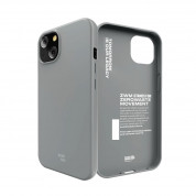 ZWM Tranquil Biodegradable Case - силиконов (TPU) рециклируем калъф за iPhone 13 (сив)