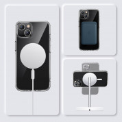Devia Pure Magnetic Shockproof Case - хибриден кейс с висока степен на защита с MagSafe за iPhone 13 (прозрачен)  2