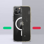 Devia Pure Magnetic Shockproof Case - хибриден кейс с висока степен на защита с MagSafe за iPhone 13 (прозрачен)  3