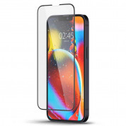 Devia Van Series Full Cover Tempered Glass - калено стъклено защитно покритие за целия дисплей на iPhone 13, iPhone 13 Pro (черен-прозрачен)