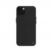 SwitchEasy 0.35 UltraSlim Case - тънък полипропиленов кейс 0.35 мм. за iPhone 13 (черен-прозрачен)