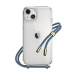 SwitchEasy Play Lanyard Ocean Case - хибриден удароустойчив кейс с връзка за носене за iPhone 13 (прозрачен)  1