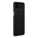 Samsung Leather Cover EF-VF711LBEGWW - оригинален кожен кейс (естествена кожа) за Samsung Galaxy Z Flip 3 (черен) 2