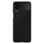 Samsung Leather Cover EF-VF711LBEGWW for Samsung Galaxy Z Flip 3 (black)