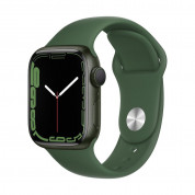 Apple Watch Series 7 GPS, 41mm Green Aluminium Case with Clover Sport Band - умен часовник от Apple 