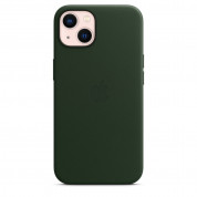 Apple iPhone Leather Case with MagSafe for iPhone 13 (Sequoia Green) 3