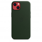 Apple iPhone Leather Case with MagSafe for iPhone 13 (Sequoia Green) 4