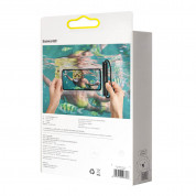 Baseus Cylinder Slide-cover Waterproof Bag - универсален водоустойчив калъф за смартфони до 7.2 инча (черен) 2