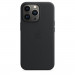 Apple iPhone Leather Case with MagSafe - оригинален кожен кейс (естествена кожа) за iPhone 13 Pro (черен) 1
