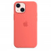 Apple iPhone Silicone Case with MagSafe - оригинален силиконов кейс за iPhone 13 mini с MagSafe (розов) 4
