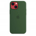 Apple iPhone Silicone Case with MagSafe - оригинален силиконов кейс за iPhone 13 mini с MagSafe (зелен) 5