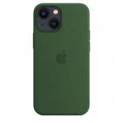 Apple iPhone Silicone Case with MagSafe - оригинален силиконов кейс за iPhone 13 mini с MagSafe (зелен) 1