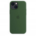 Apple iPhone Silicone Case with MagSafe - оригинален силиконов кейс за iPhone 13 mini с MagSafe (зелен) 2