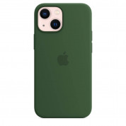 Apple iPhone Silicone Case with MagSafe - оригинален силиконов кейс за iPhone 13 mini с MagSafe (зелен) 3