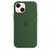 Apple iPhone Silicone Case with MagSafe - оригинален силиконов кейс за iPhone 13 mini с MagSafe (зелен) 4
