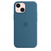 Apple iPhone 13 mini Silicone Case with MagSafe - (blue jay) 3