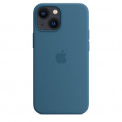 Apple iPhone 13 mini Silicone Case with MagSafe - (blue jay) 1