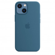 Apple iPhone 13 mini Silicone Case with MagSafe - (blue jay) 2