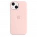 Apple iPhone Silicone Case with MagSafe - оригинален силиконов кейс за iPhone 13 mini с MagSafe (светлорозов) 1