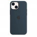 Apple iPhone Silicone Case with MagSafe - оригинален силиконов кейс за iPhone 13 mini с MagSafe (тъмносин) 1