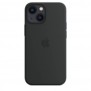 Apple iPhone Silicone Case with MagSafe - оригинален силиконов кейс за iPhone 13 mini с MagSafe (черен) 1
