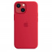 Apple iPhone Silicone Case with MagSafe - оригинален силиконов кейс за iPhone 13 mini с MagSafe (червен) 5