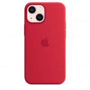 Apple iPhone Silicone Case with MagSafe - оригинален силиконов кейс за iPhone 13 mini с MagSafe (червен) 3