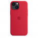 Apple iPhone Silicone Case with MagSafe - оригинален силиконов кейс за iPhone 13 mini с MagSafe (червен) 2