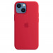 Apple iPhone Silicone Case with MagSafe - оригинален силиконов кейс за iPhone 13 mini с MagSafe (червен) 3