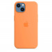 Apple iPhone Silicone Case with MagSafe - оригинален силиконов кейс за iPhone 13 с MagSafe (оранжев) 3