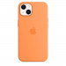 Apple iPhone Silicone Case with MagSafe - оригинален силиконов кейс за iPhone 13 с MagSafe (оранжев) 1