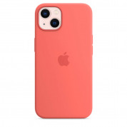 Apple iPhone 13 Silicone Case with MagSafe - (pink pomelo)  3
