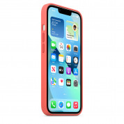 Apple iPhone Silicone Case with MagSafe - оригинален силиконов кейс за iPhone 13 с MagSafe (розов) 6