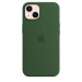Apple iPhone Silicone Case with MagSafe - оригинален силиконов кейс за iPhone 13 с MagSafe (зелен) 4