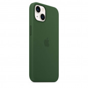 Apple iPhone Silicone Case with MagSafe - оригинален силиконов кейс за iPhone 13 с MagSafe (зелен) 5